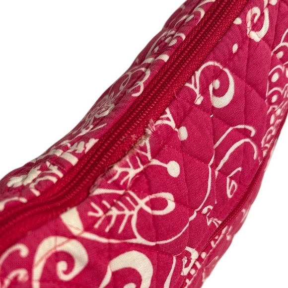 Vera Bradley Twirly Birds in Pink Retired Pattern Shoulder Bag & Mini Wallet Set - Picture 4 of 15